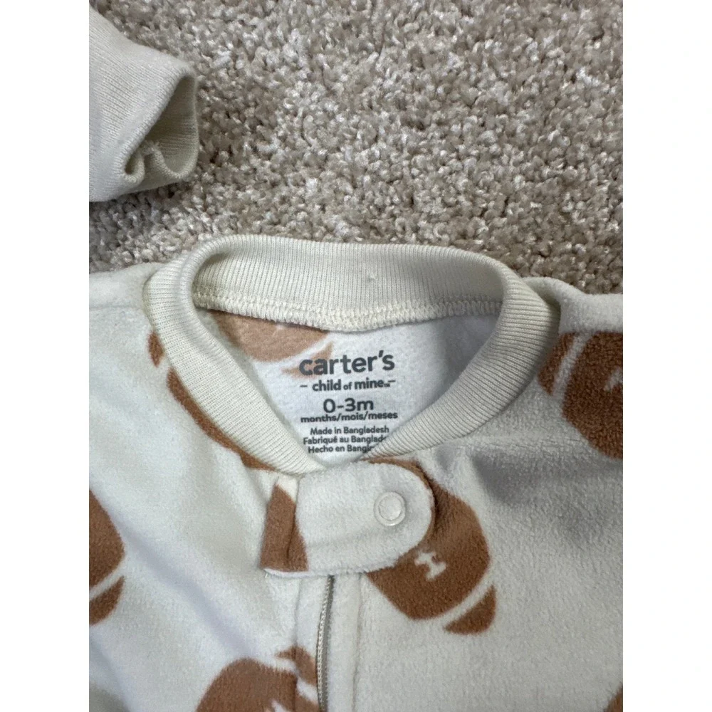 Carters Baby Boy Footed Pajamas Lot of 2